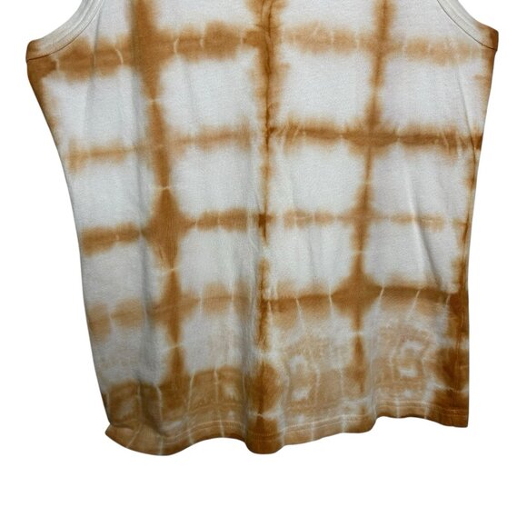 Everlane Women’s Small Sleeveless Tank Top Tie-Dye Cutaway 100% Cotton Boho Y2K - Picture 4 of 10